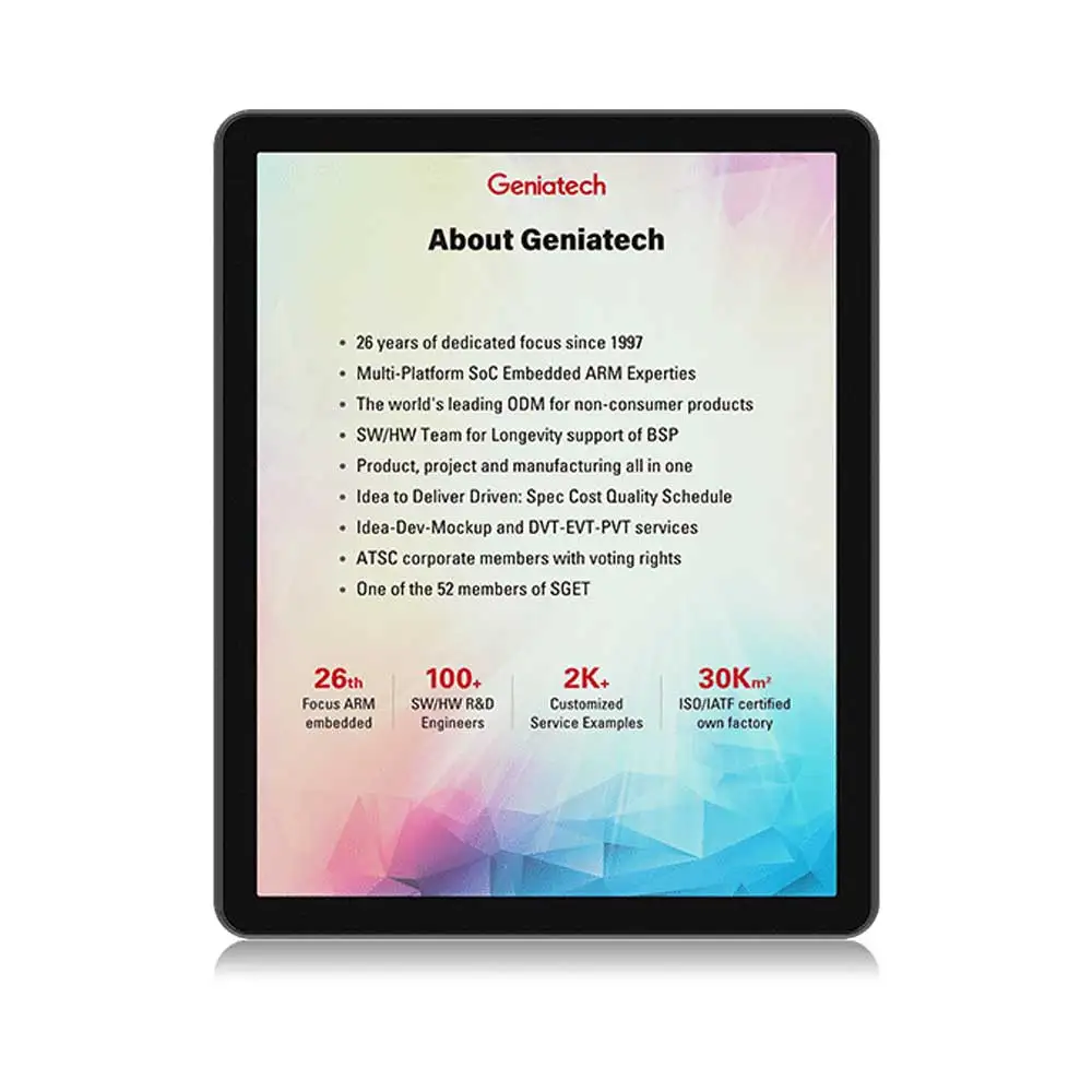 E-Ink Tablet Reader - E-reader a Colori Geniatech da 10