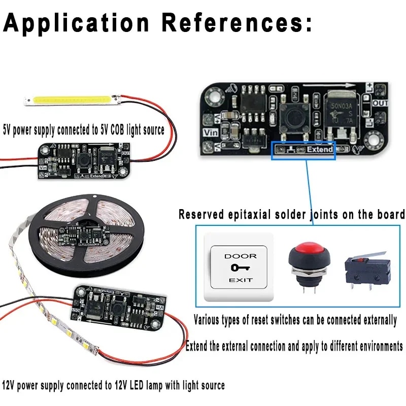 Electronics & Gadgets Beginning With D - Modulo Dimmer a Micro Pulsante, Interruttore