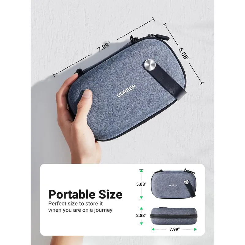 Electronics And Gadgets With A - Borsa Originale UGREEN per Accessori da