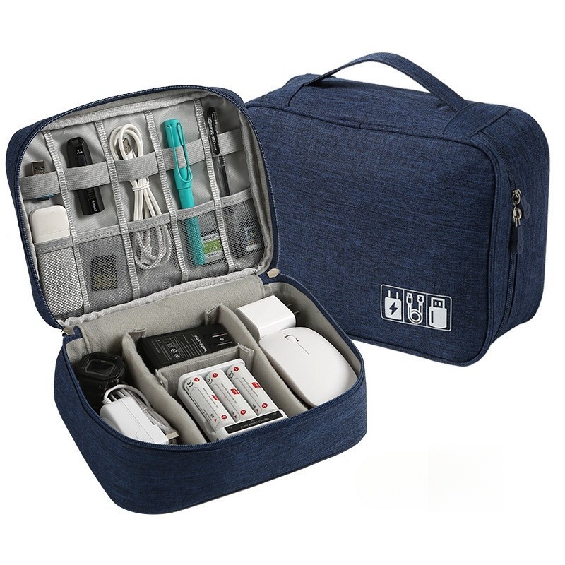 Electronics And Gadgets With A - Borsa Portatile per Accessori Digitali, Organizer
