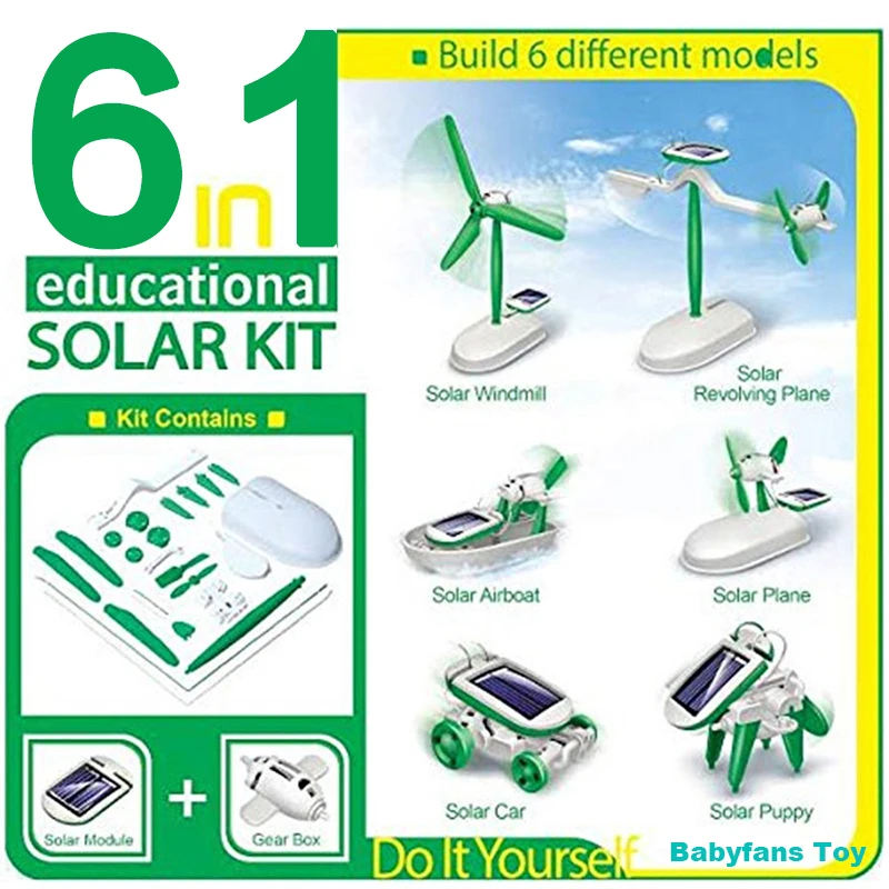 Kit robot a energia solare 6 i - Electronics Gadgets For Kids recensione e prezzo