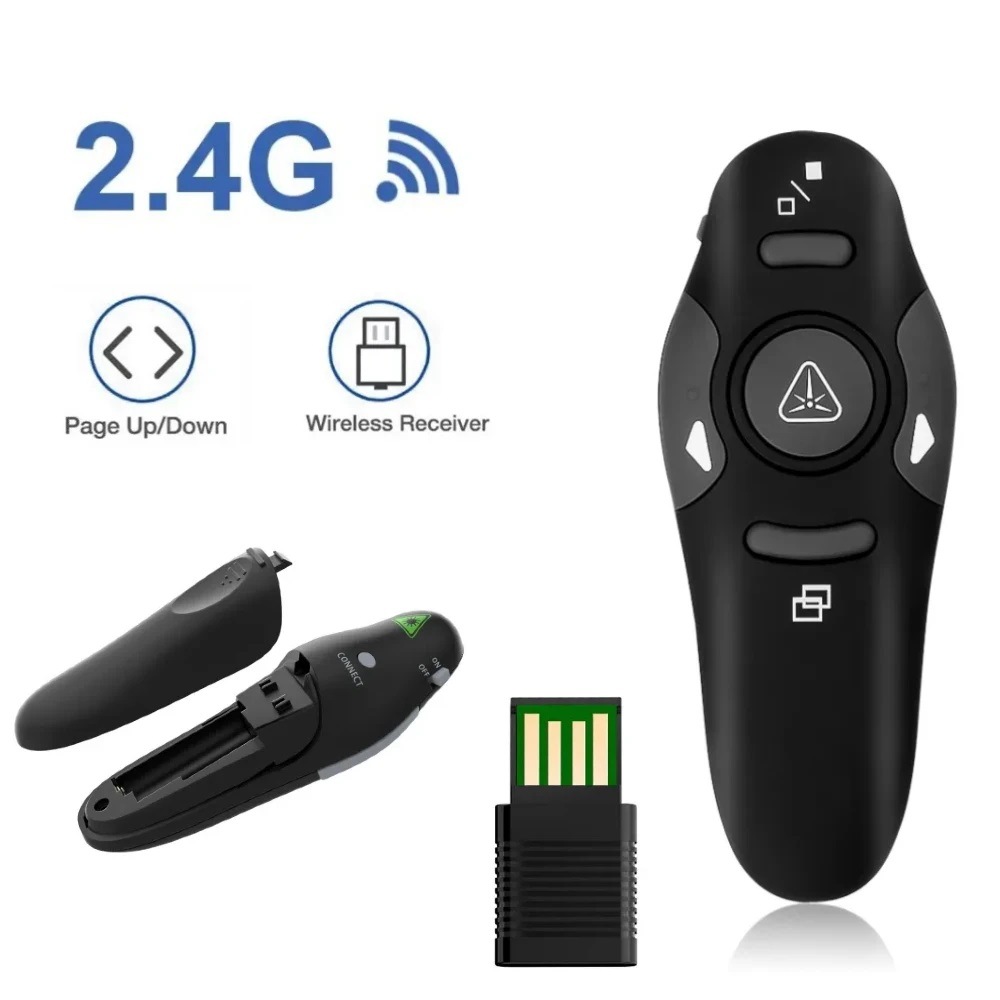Mouse wireless 2.4G Air Mouse, - Laser Pointer Presenter recensione e prezzo