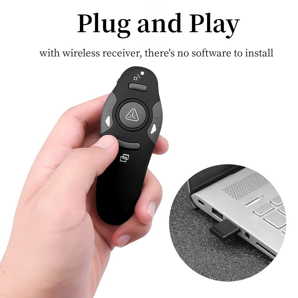 Mouse wireless 2.4G Air Mouse, - Laser Pointer Presenter recensione e prezzo