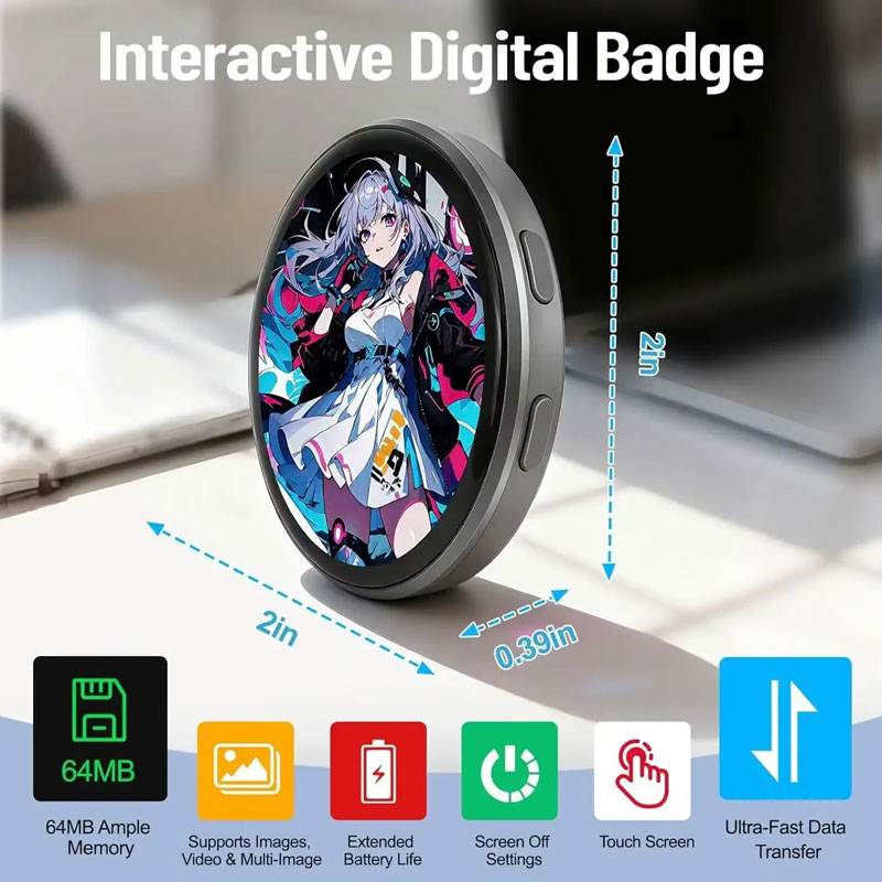 Nuovo badge digitale HD con lu - Electronics Gadgets Pictures recensione e prezzo