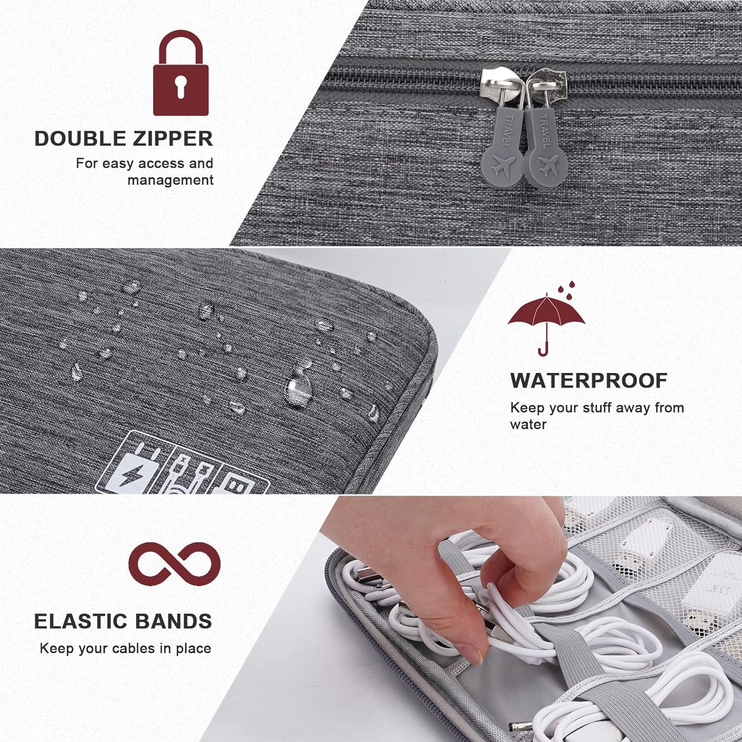 Borsa Portatile per Accessori  - Electronics And Gadgets With A recensione e prezzo